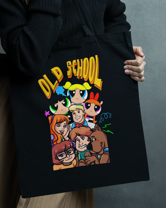 Old School Charcters Tote Bag