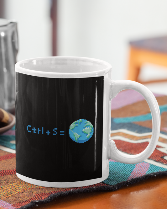 Ctrl+S=Earth Mug