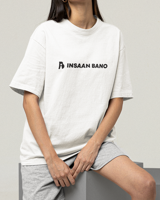 Insaan Bano Logo Oversized Tshirt